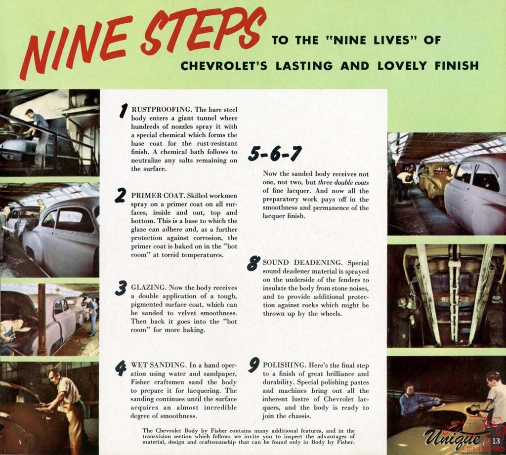 1952 Chevrolet Engineering Features Brochure Page 39